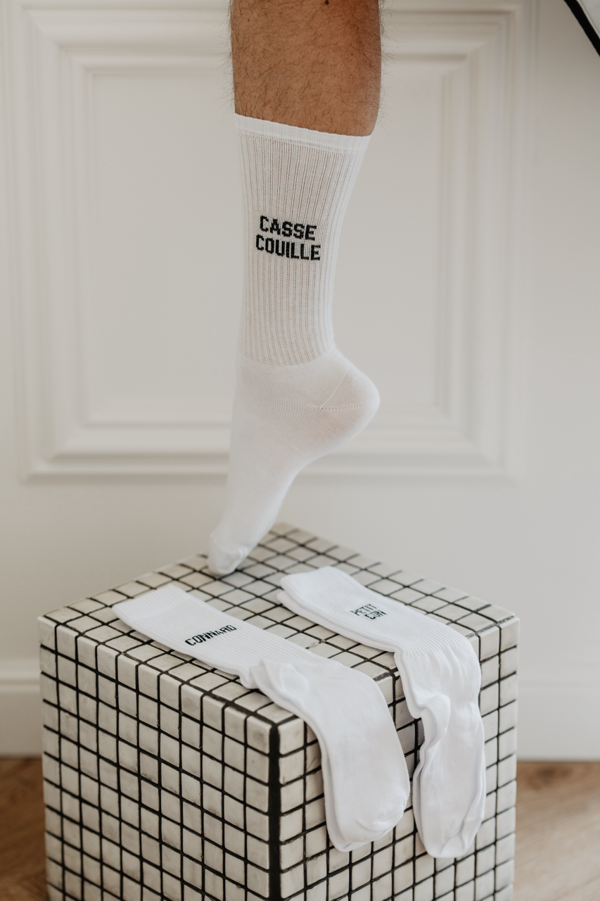 Chaussettes à messages