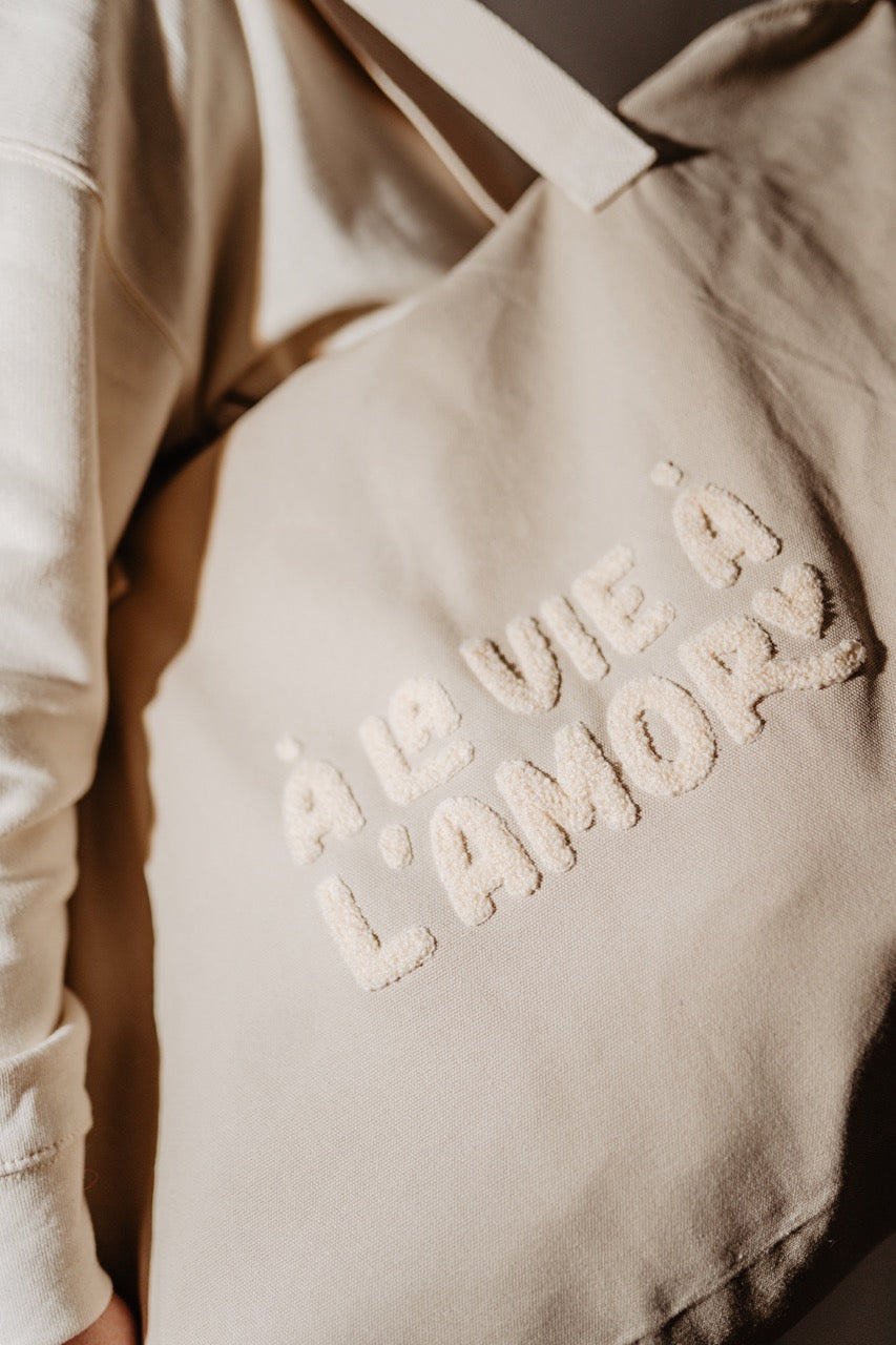 Sac cabas XL - À la vie à l'amor